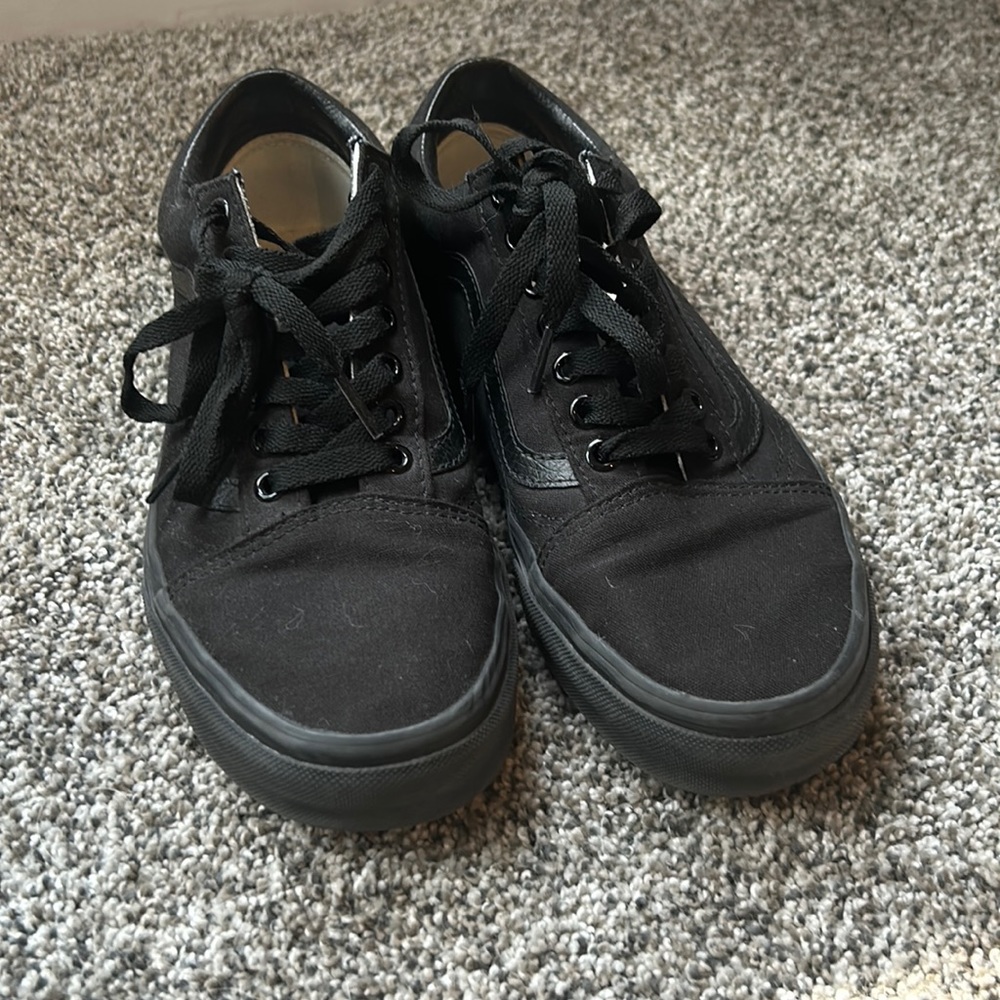 All Black Vans